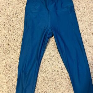 Blue Athletic Leggings